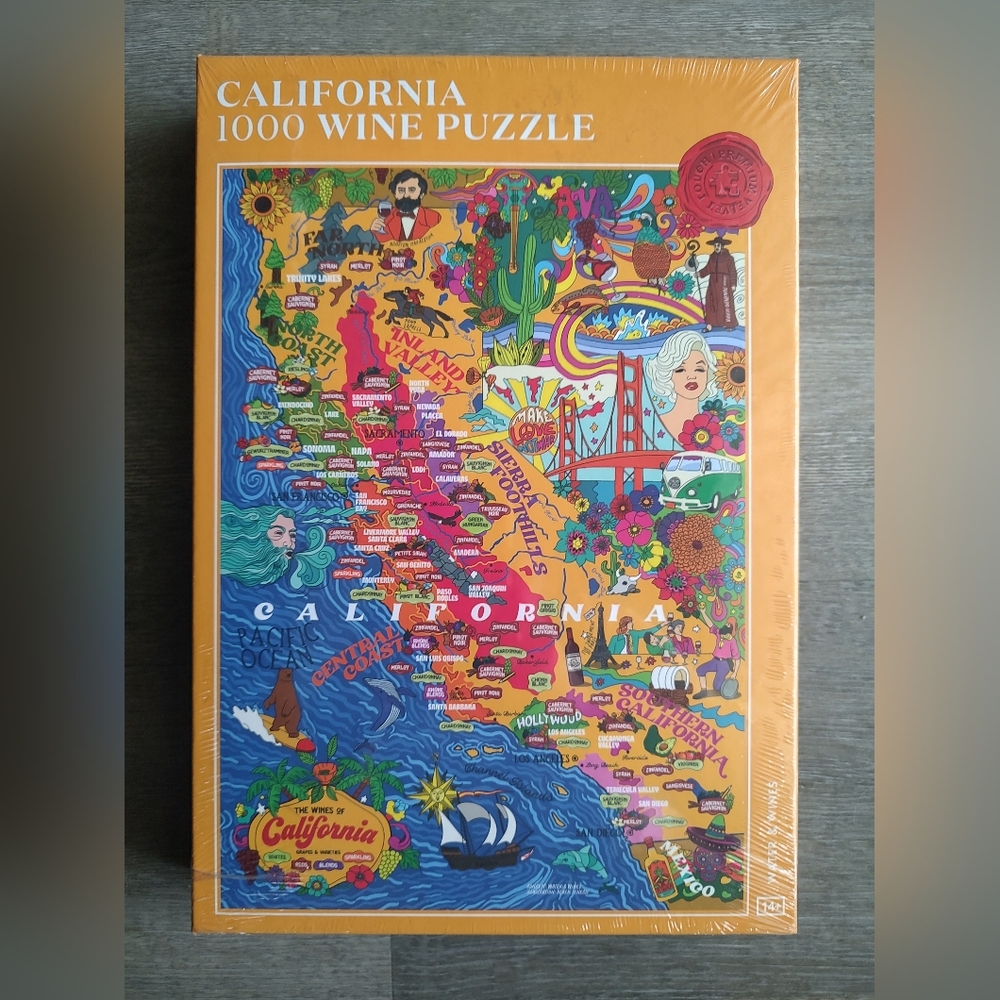 California Wine Puzzle - 1000 Pieces